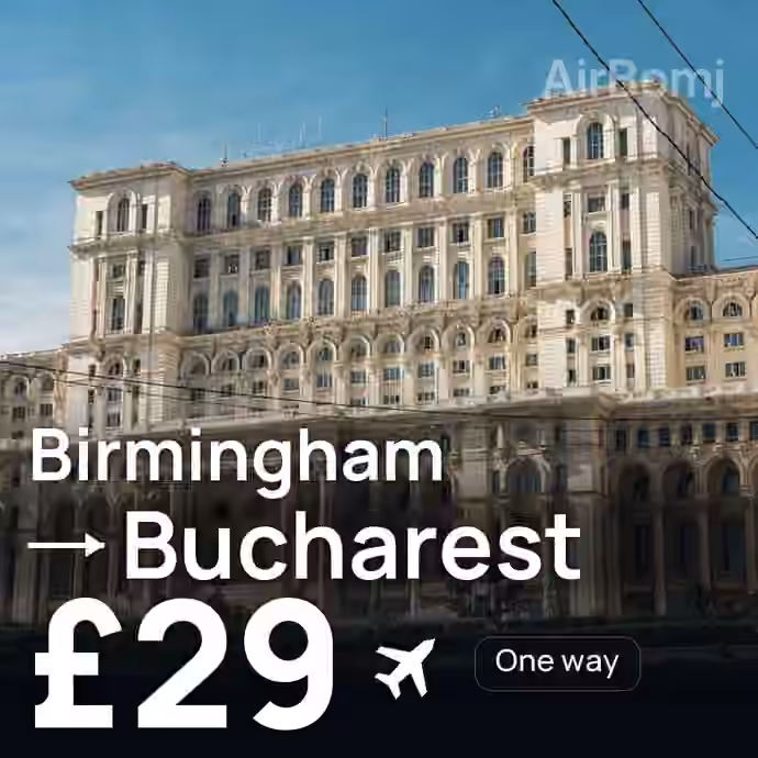Birmingham → Bucharest for £29