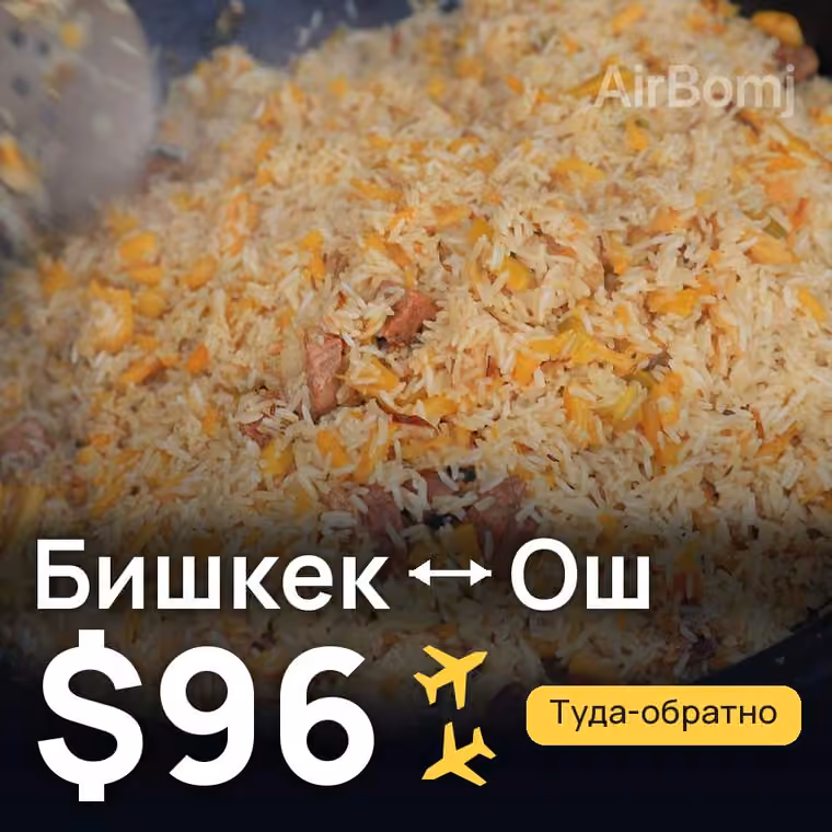 Бишкек → Ош за $96