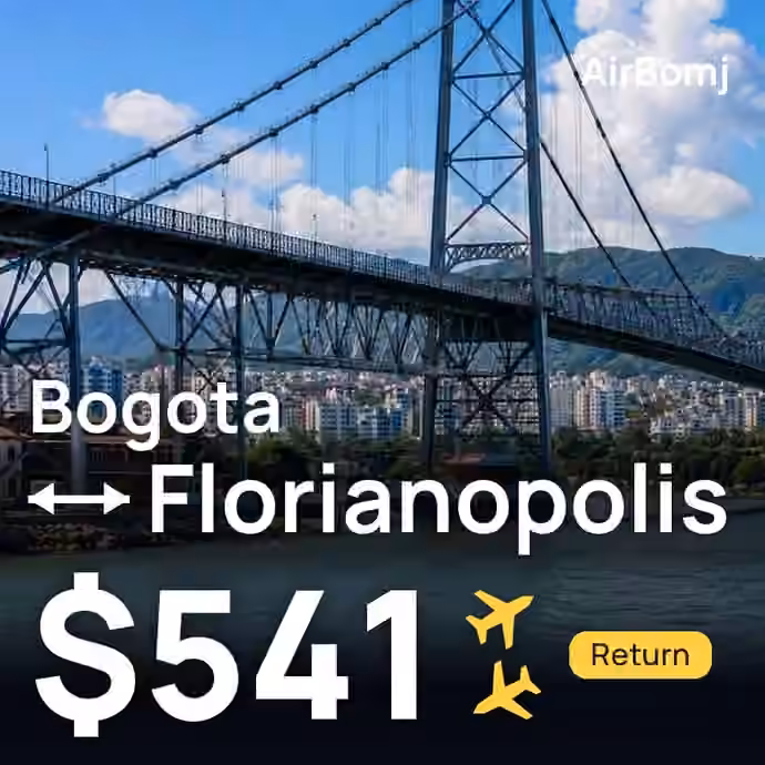Bogota → Florianopolis for $541