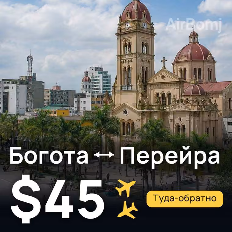 Богота → Перейра за $45