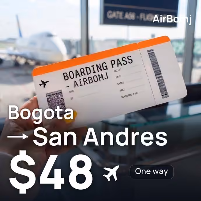 Bogota → San Andres for $48