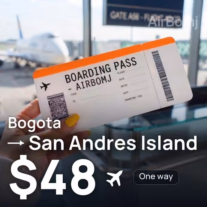 Bogota → San Andres for $48