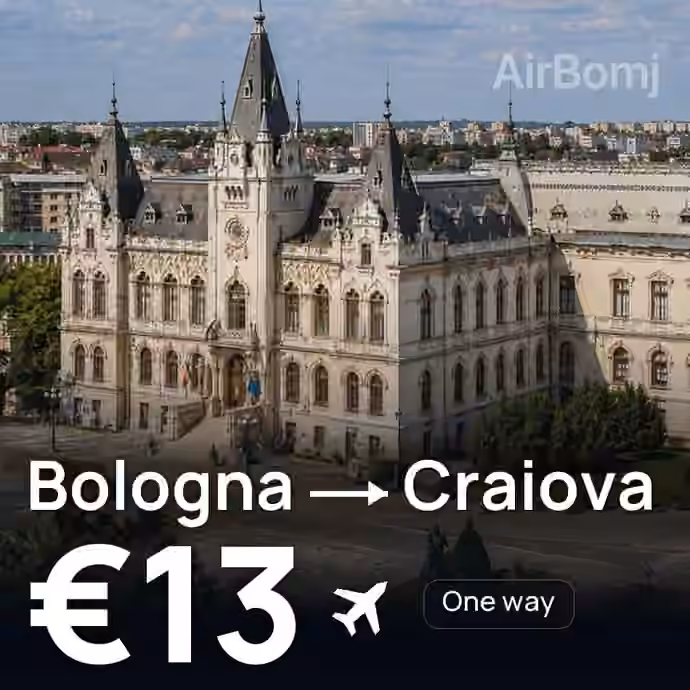 Bologna → Craiova for €13