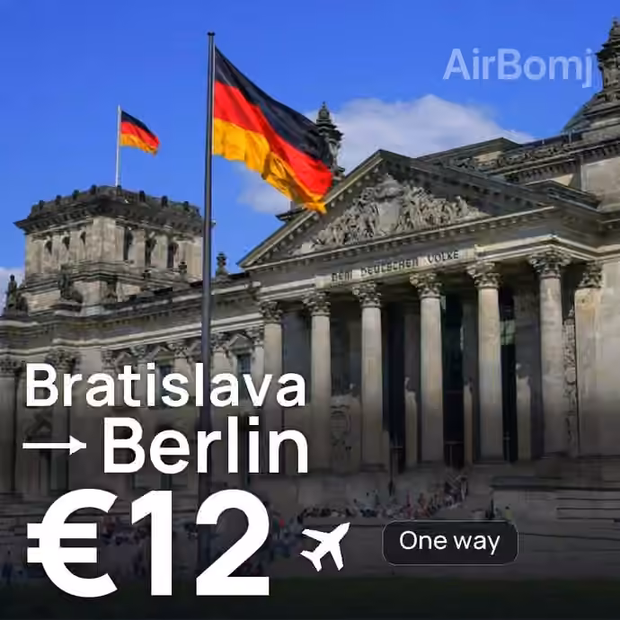 Bratislava → Berlin for €12