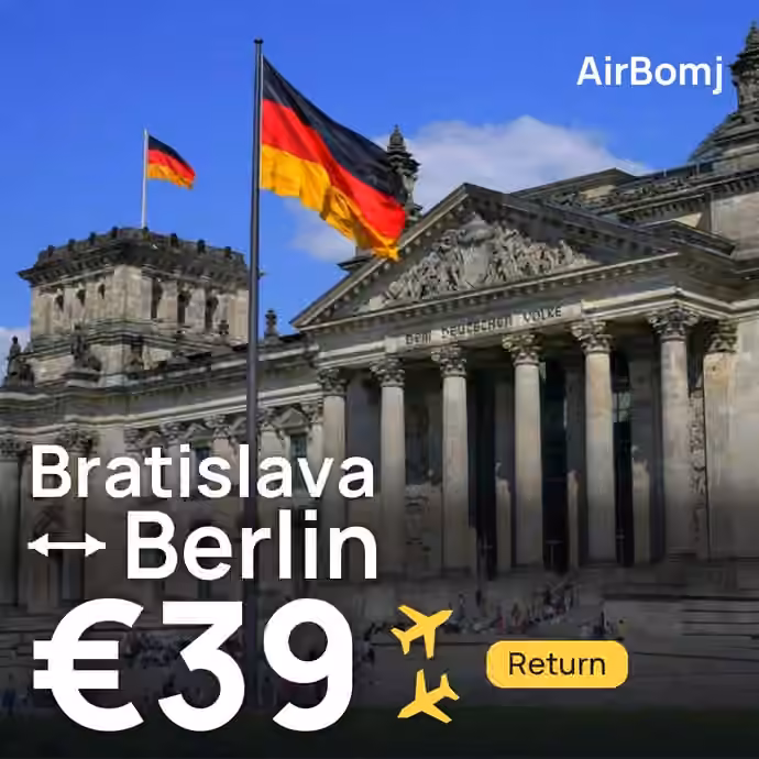 Bratislava → Berlin for €39