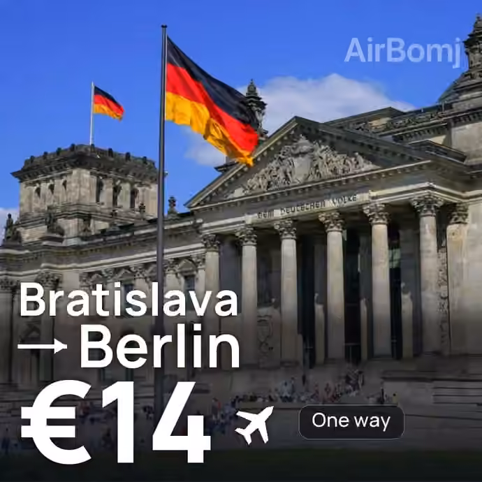 Bratislava → Berlin for €14