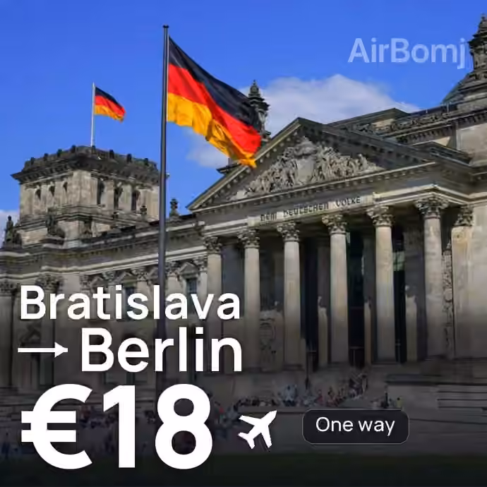 Bratislava → Berlin for €18