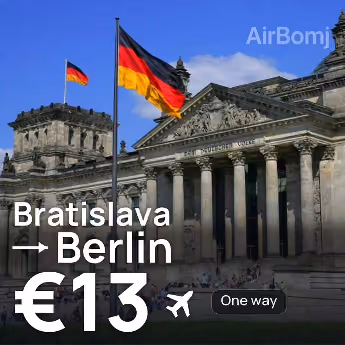 Bratislava → Berlin for €13