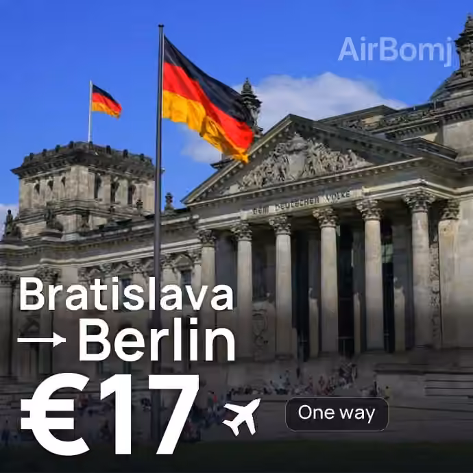 Bratislava → Berlin for €17