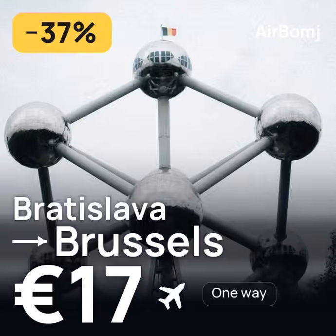 Bratislava → Brussels for €17