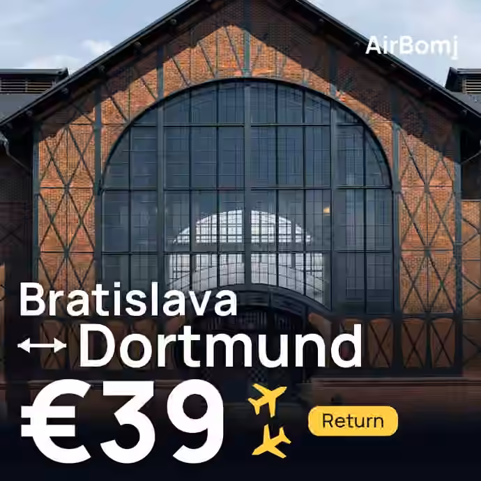 Bratislava → Dortmund for €39