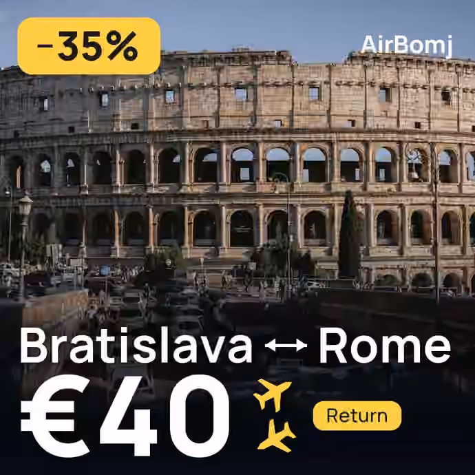 Bratislava → Rome for €40