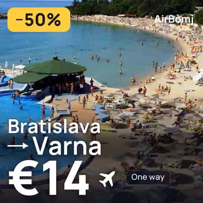 Bratislava → Varna for €14