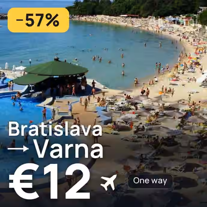 Bratislava → Varna for €12