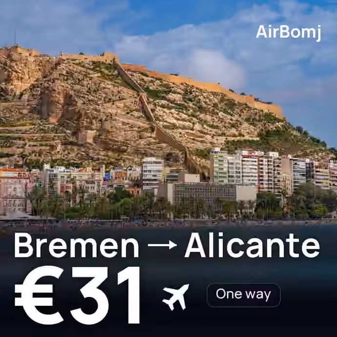 Bremen → Alicante for €31