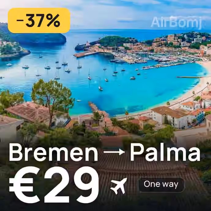 Bremen → Palma for €29