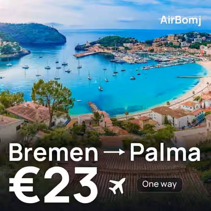 Bremen → Palma for €23