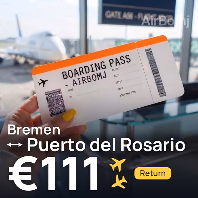 Bremen → Puerto del Rosario for €111