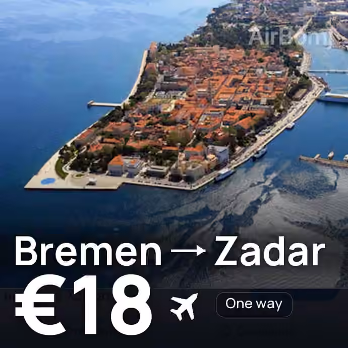 Bremen → Zadar for €18