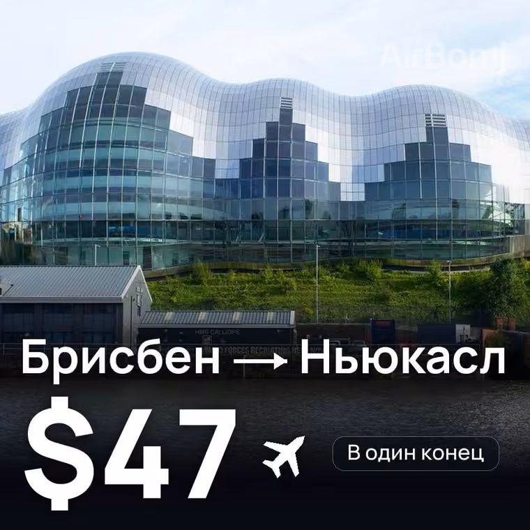Брисбен → Ньюкасл за $47