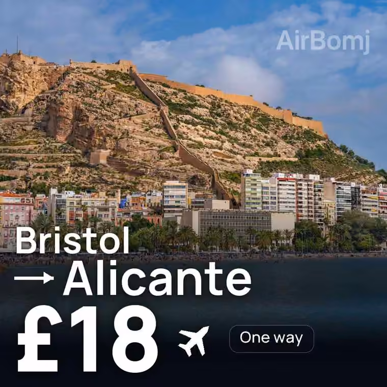 Bristol → Alicante for £18