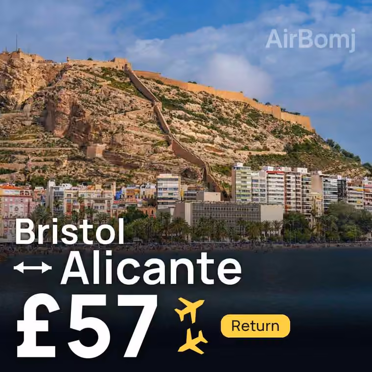 Bristol → Alicante for £57