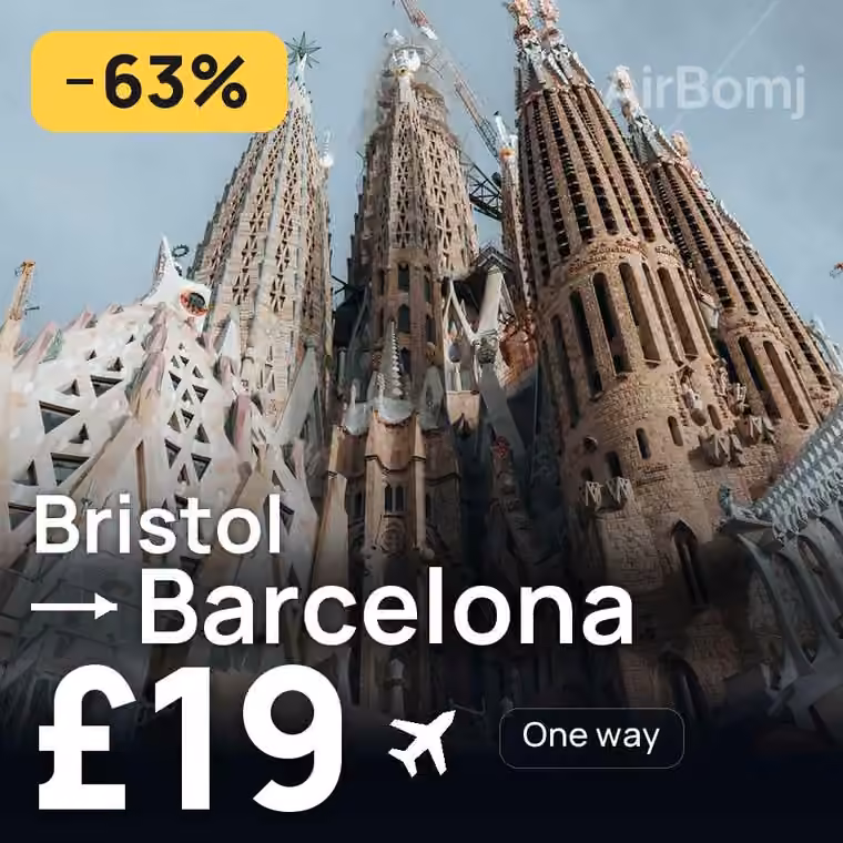 Bristol → Barcelona for £22