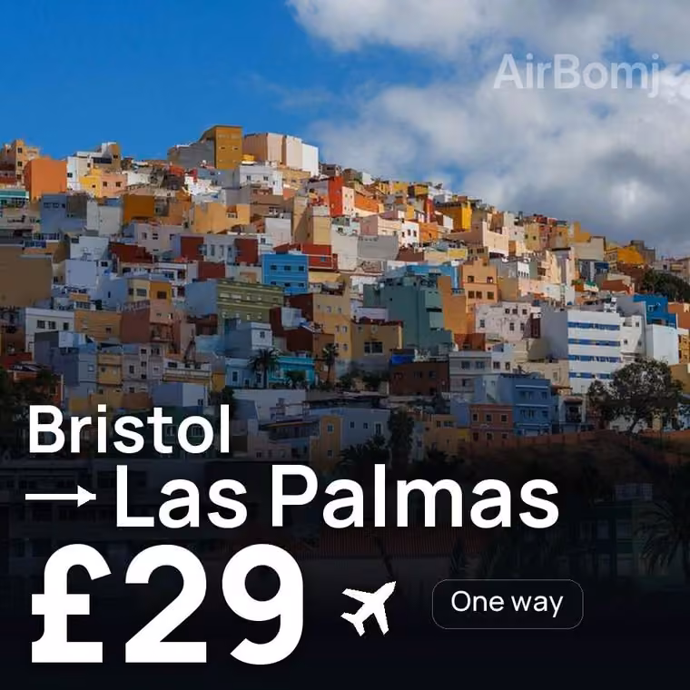 Bristol → Las Palmas for £32