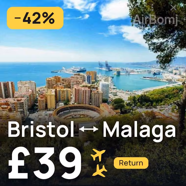 Bristol → Malaga for £39