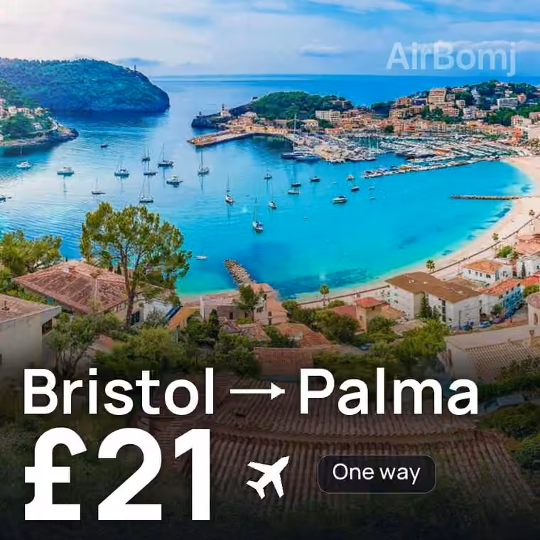Bristol → Palma for £21