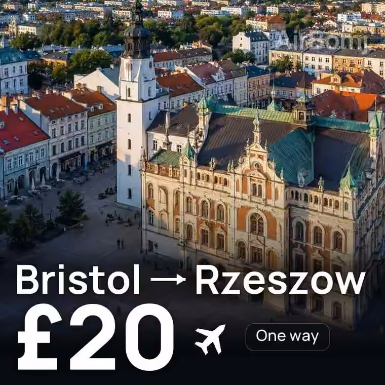 Bristol → Rzeszow for £20