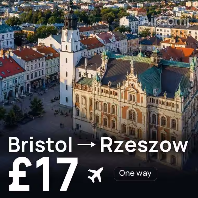 Bristol → Rzeszow for £20