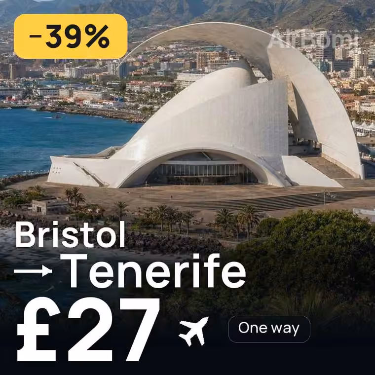 Bristol → Tenerife for £27