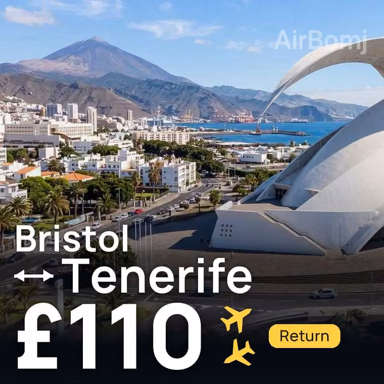 Bristol → Tenerife for £110