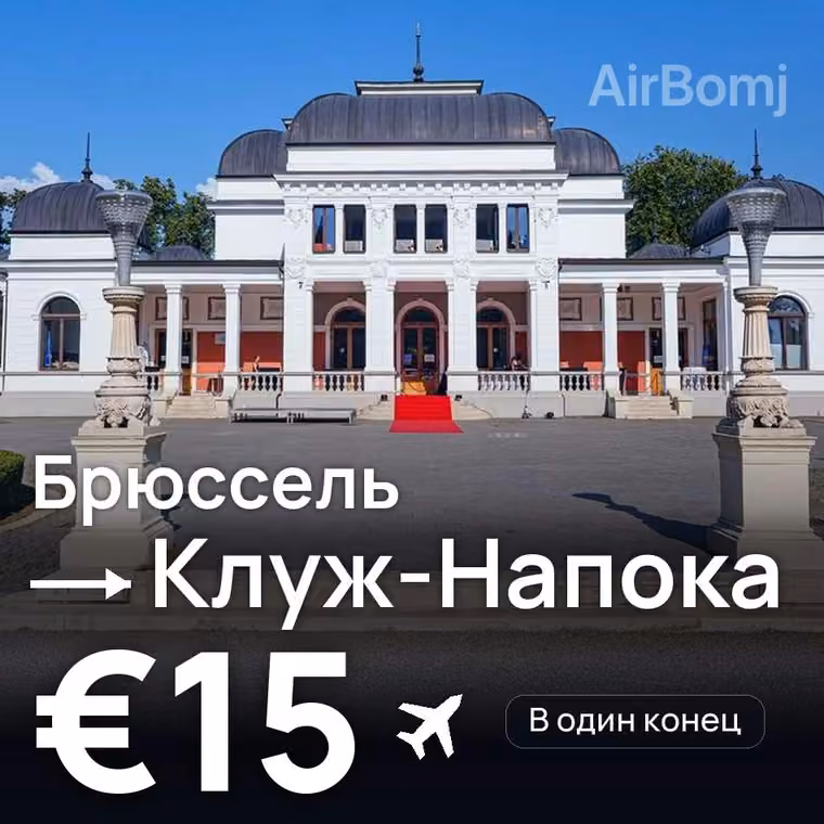 Брюссель → Клуж-Напока за €15