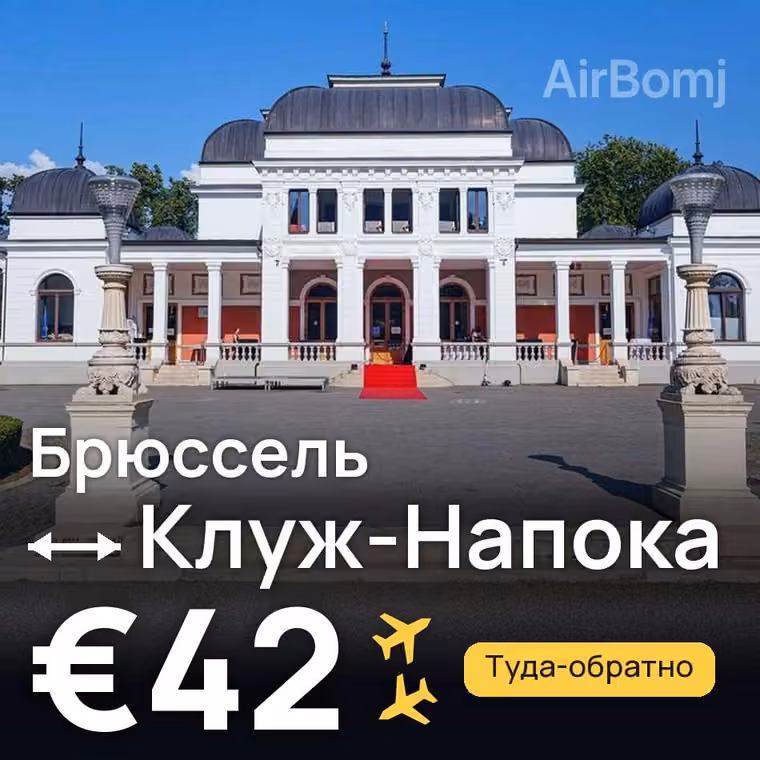 Брюссель → Клуж-Напока за €42