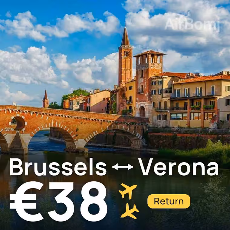 Brussels → Verona for €38