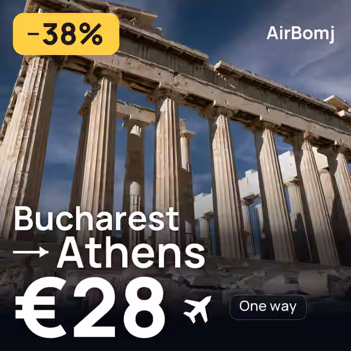 Bucharest → Athens for €28