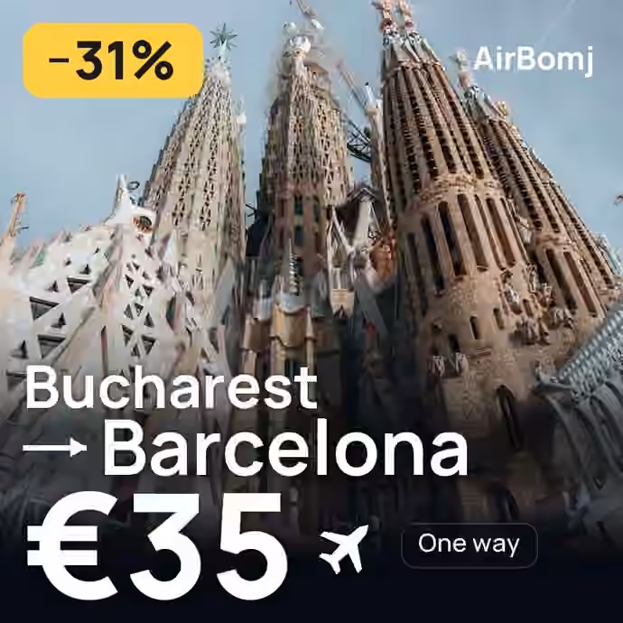 Bucharest → Barcelona for €35