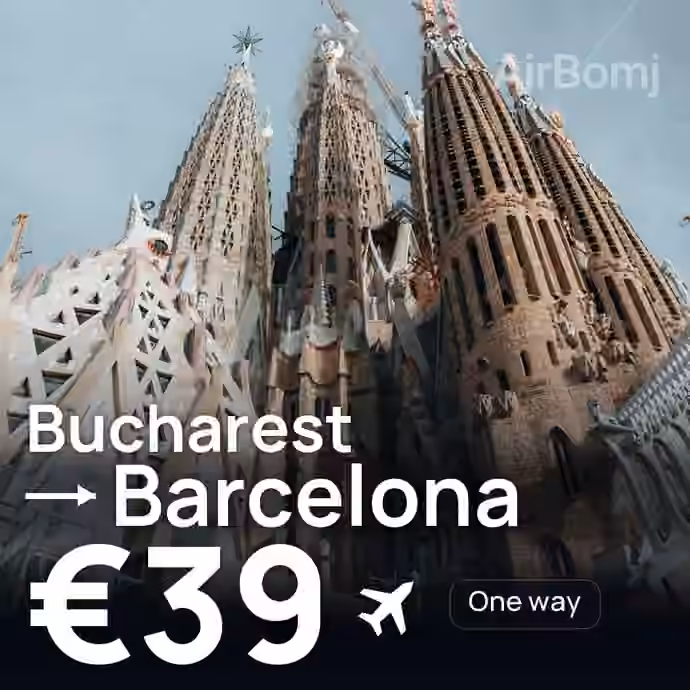 Bucharest → Barcelona for €39