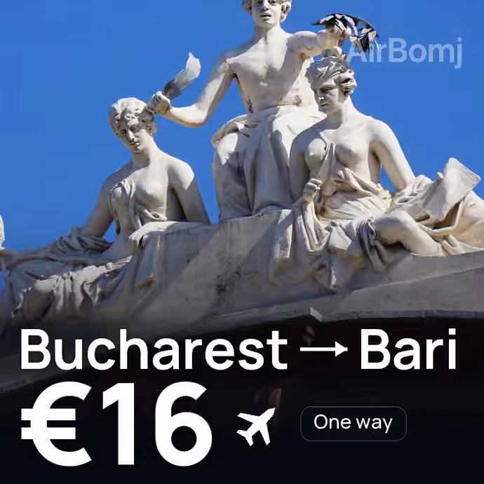 Bucharest → Bari for €16