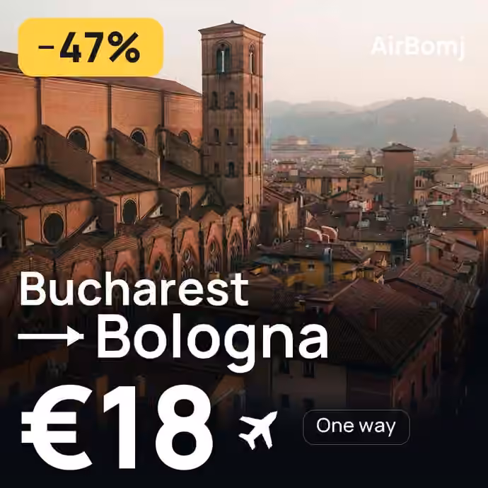 Bucharest → Bologna for €18