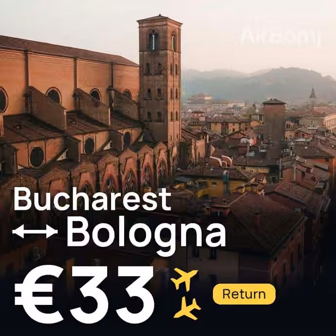 Bucharest → Bologna for €33