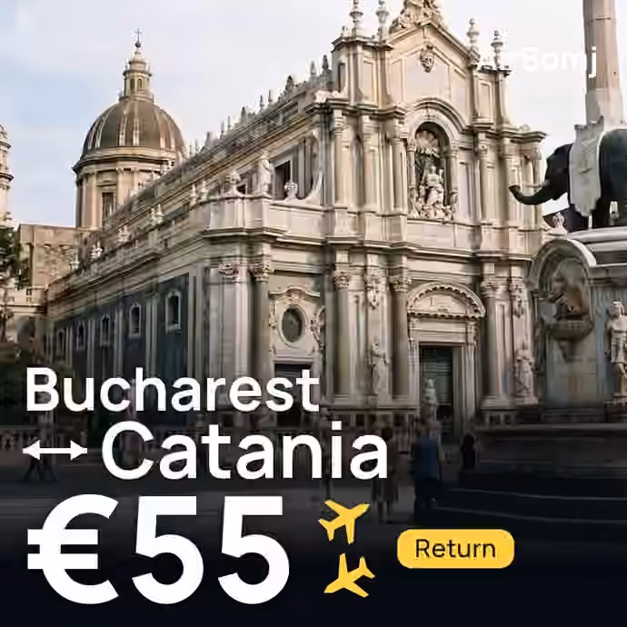 Bucharest → Catania for €55