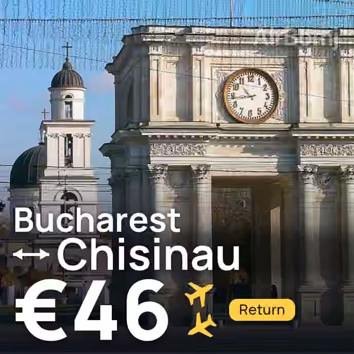 Bucharest → Chisinau for €46