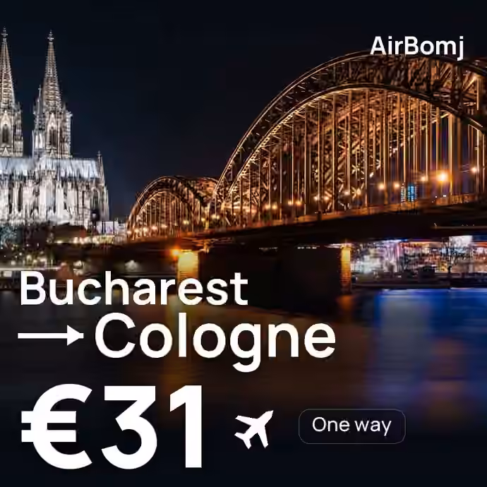 Bucharest → Cologne for €31