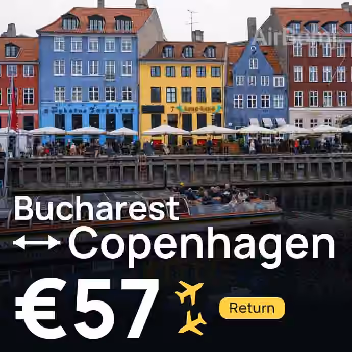 Bucharest → Copenhagen for €57