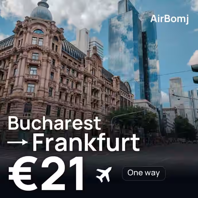 Bucharest → Frankfurt for €21