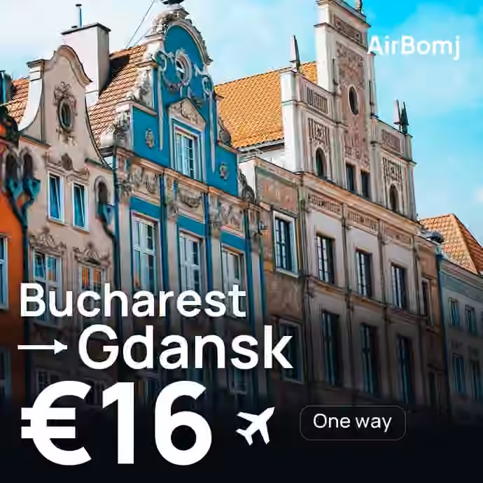 Bucharest → Gdansk for €16