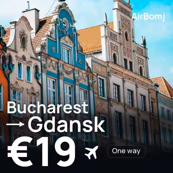 Bucharest → Gdansk for €19